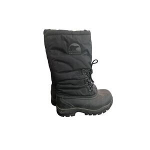 SOREL Snowlion Black Tall Insulated Snow Boots SZ W 10